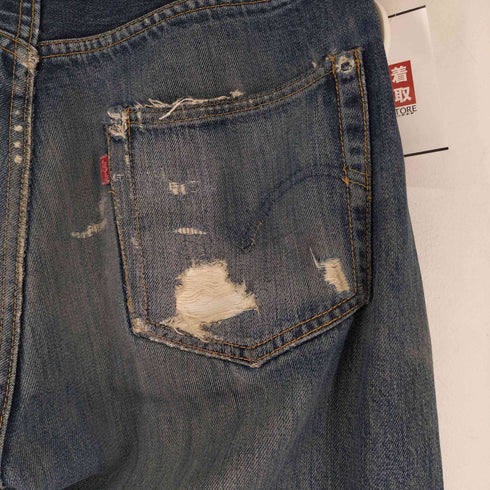 リーバイス Levis 97年製 USA製 復刻501XXデニムパンツ ボタン裏555 メンズ 32/36